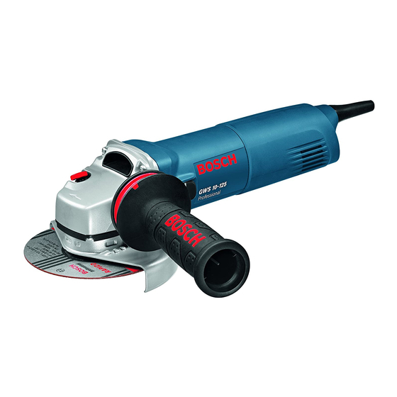 Bosch GWX Professional 10-125 Manual Origina