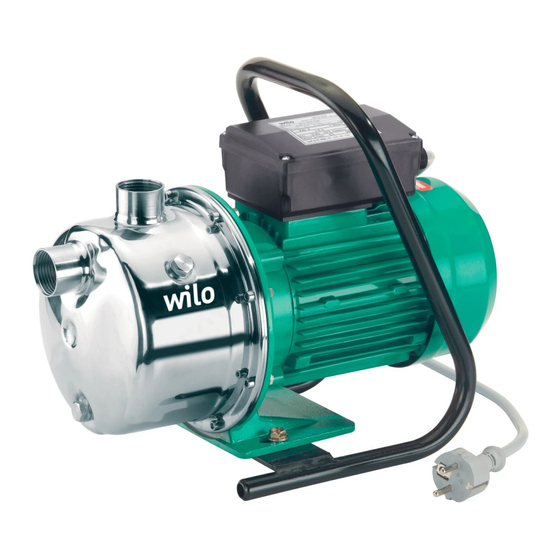 Wilo Jet-WJ Instrucciones De Instalación Y Funcionamiento