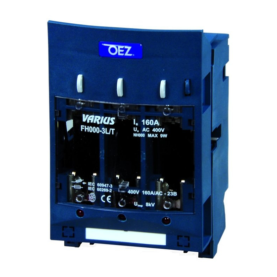 OEZ FH000-3 Serie Manuales