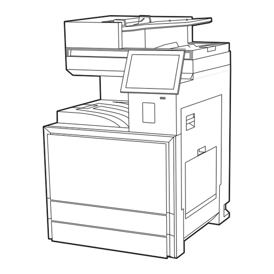 HP LaserJet Managed MFP E826 Serie Guia Del Usuario
