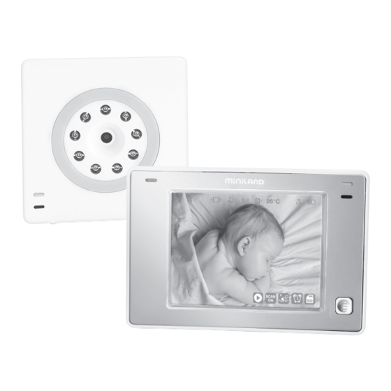miniland baby digimonitor 3.5 touch Manual Del Usuario