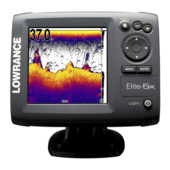 Lowrance Elite 5X Manual De Funcionamiento