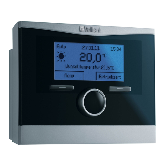 Vaillant calorMATIC 370f Manuales