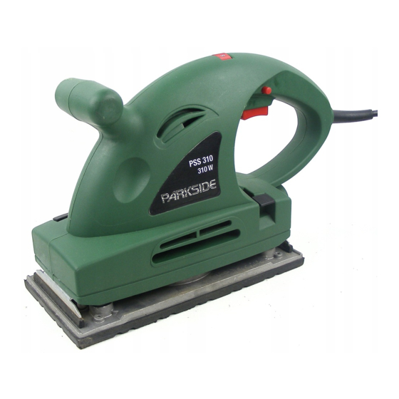 Parkside PSS 310 Manual Del Usuario