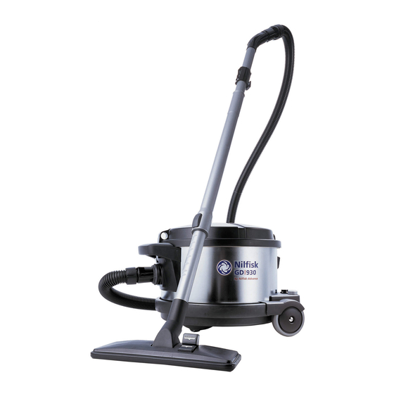 Nilfisk-Advance GD 930 Instrucciones De Uso