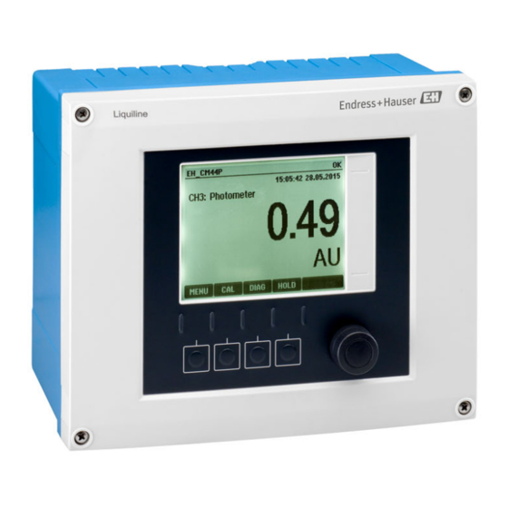 Endress+Hauser Liquiline CM44P Manual De Instrucciones Abreviado