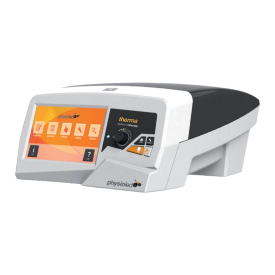 THERMA physioled Manual De Instrucciones