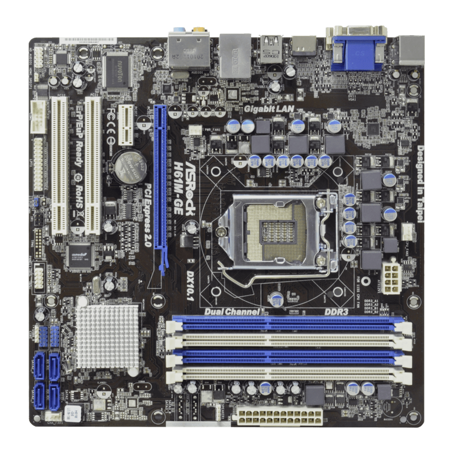 ASROCK H61M-GE Manual Del Usuario