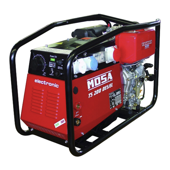 Mosa TS 200 DES/EL Manual De Uso