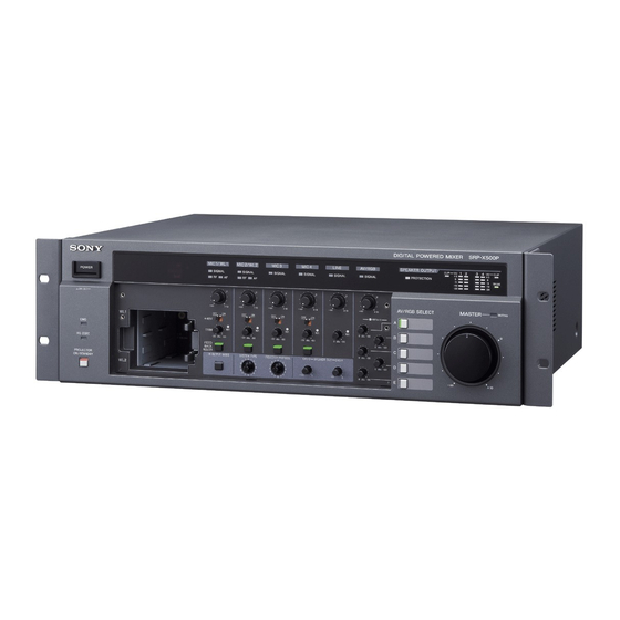 Sony SRP-X500P Manual De Instrucciones
