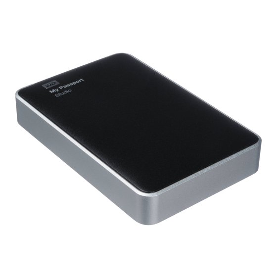 Western Digital My Passport Studio Manual Del Usuario