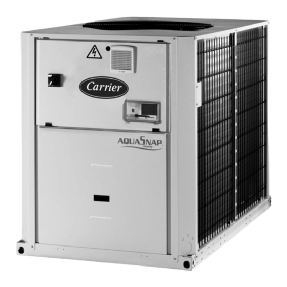 Carrier SmartVu AquaSnap 61AF-B 022 Manuales