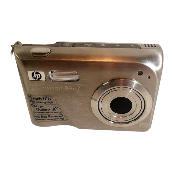 HP Photosmart R967 Guia Del Usuario