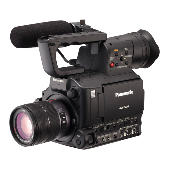 Panasonic AVCCAM AG-AF100P Manuales