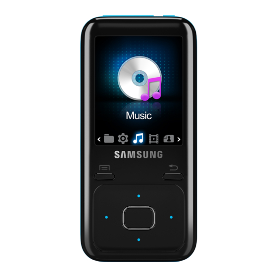 Samsung YP-Z3 Manual De Instrucciones