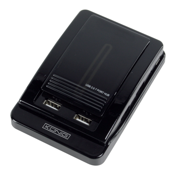 König Electronic CMP-USB2HUB55 Manuales