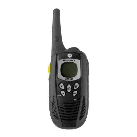 Motorola XTR446 Manual Del Usario