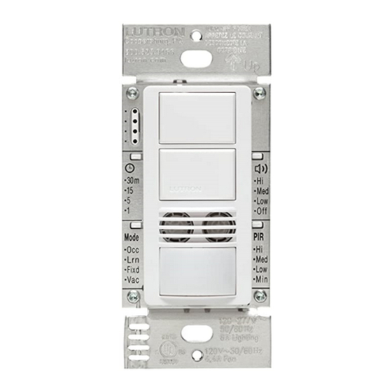 Lutron Maestro MS-B202 Guia De Instalacion