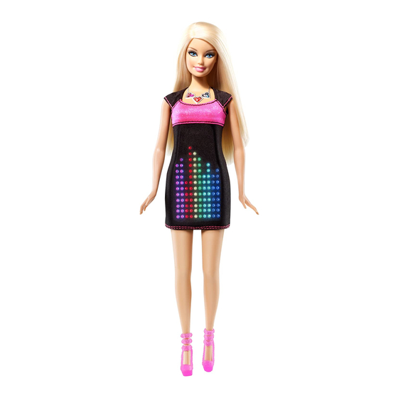 Barbie Digital Dress Y8178 Manual Del Usuario