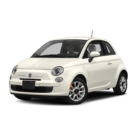 Fiat 500 2017 Manual De Uso Y Mantenimiento