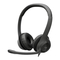 Manual de los auriculares USB para ordenador Logitech con micrófono con cancelación de ruido