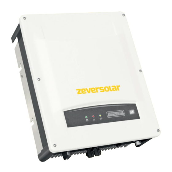 Zeversolar Evershine TL3680 Manual De Instalación Y Operación