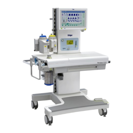 Dräger Perseus A500 Instrucciones De Reprocesamiento