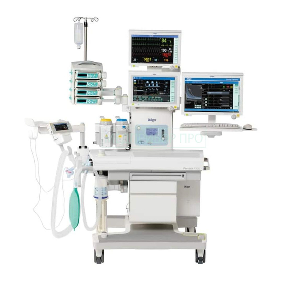 Dräger Perseus A500 Guia Rapida De Funcionamiento Basico Y Manejo
