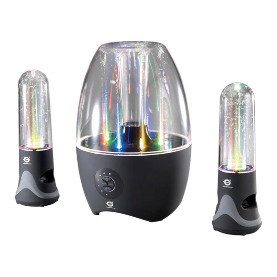 Conceptronic Dancing Lightshow Water Speakers - Superior Set Manuales