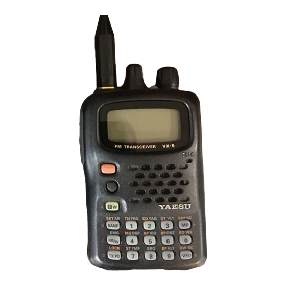 Yaesu VX-5R Manual De Instrucciones