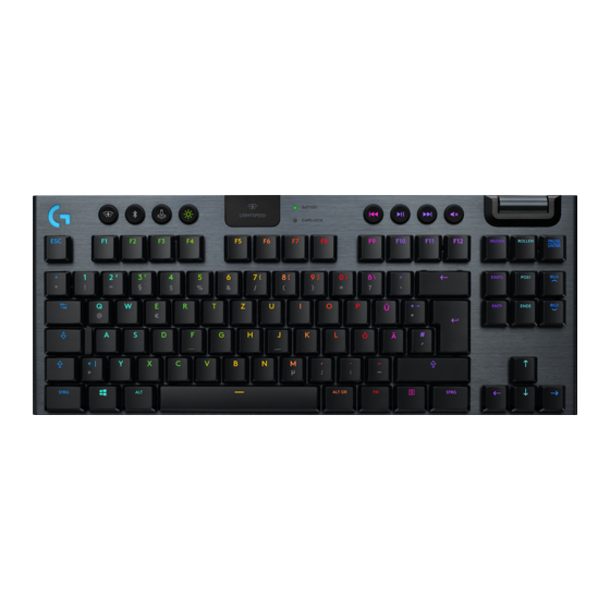 Logitech G915 TKL Manual De Instrucciones