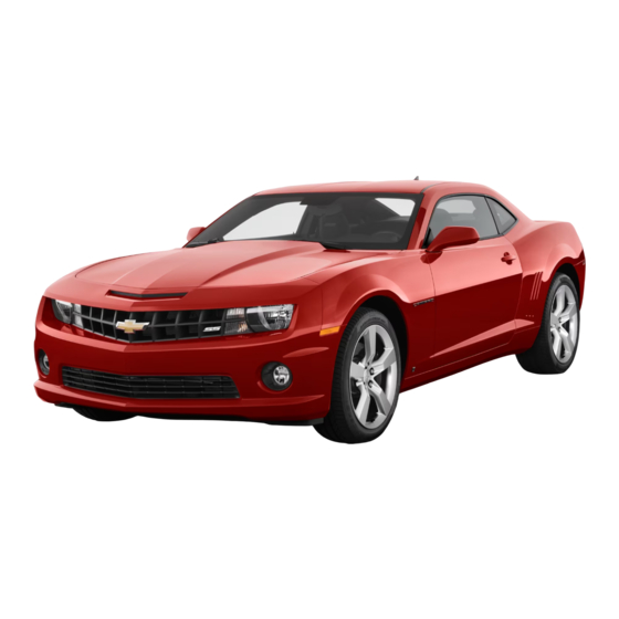 Chevrolet Camaro 2011 Manual Del Propietário