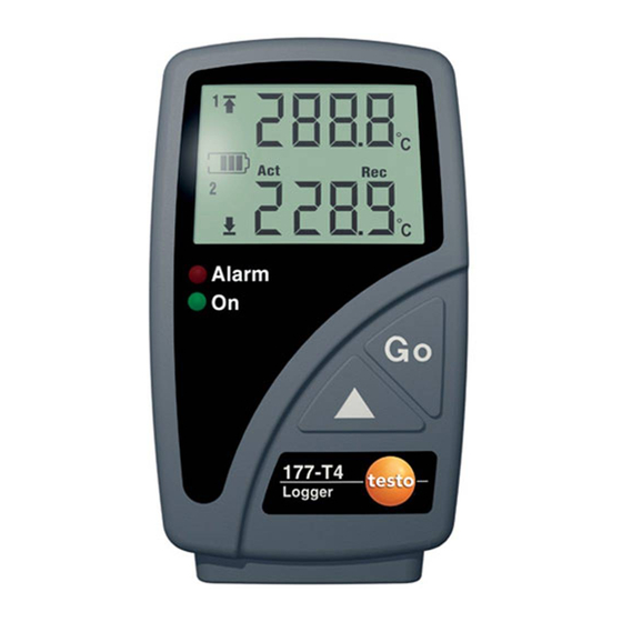 testo 177-T4 Manual De Instrucciones