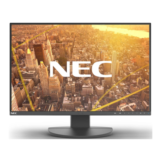 NEC MultiSync EA242WU Manual De Configuración