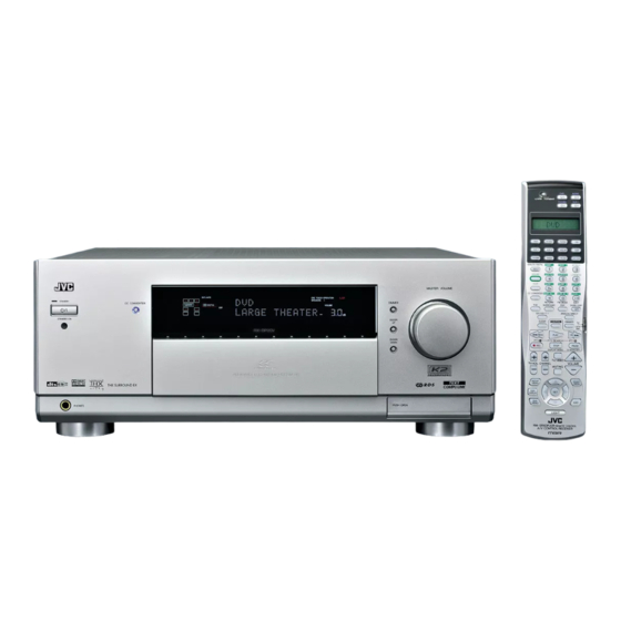 JVC RX-DP20VSL Manual De Instruccione
