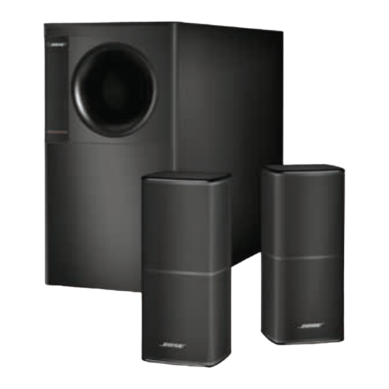 Bose Acoustimass 5 series V Guia Del Propietario