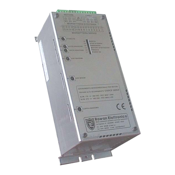 Rowan Elettronica 390S.B Manual De Instrucciones