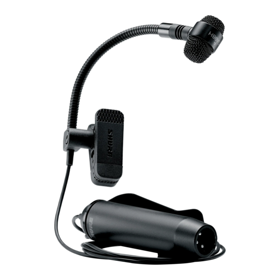 Shure PGA 98H Guia Del Usuario