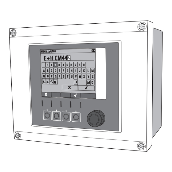 Endress+Hauser Liquiline CM442 Manual De Instrucciones