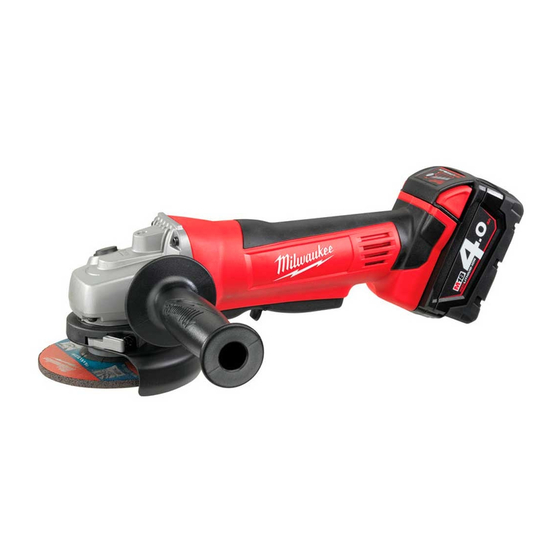 Milwaukee HD18 AG125 Manual Original