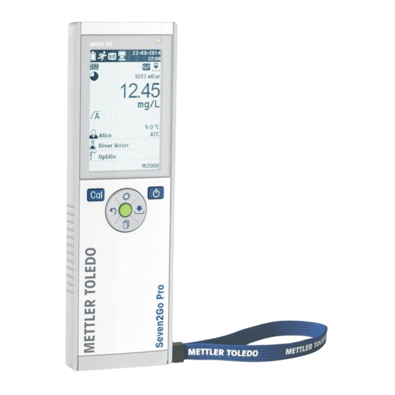 Mettler Toledo Seven2Go S9 Instrucciones De Manejo