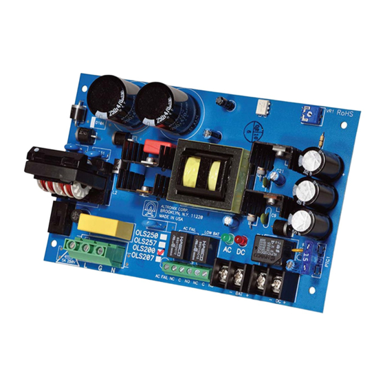 Altronix OLS200 Manual De Instrucciones