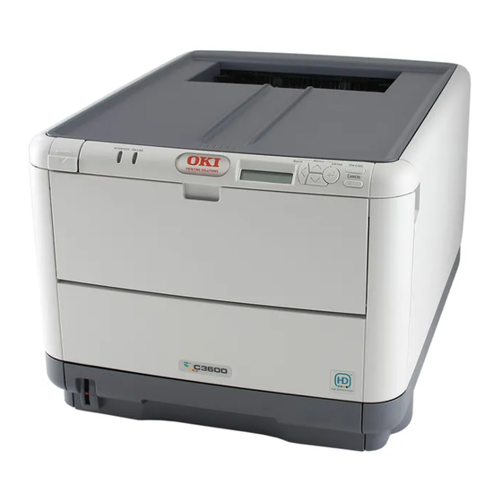 Oki C3600n Guía De Referencia Rápida