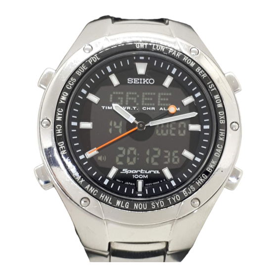 Seiko H023 Manual Del Usuario