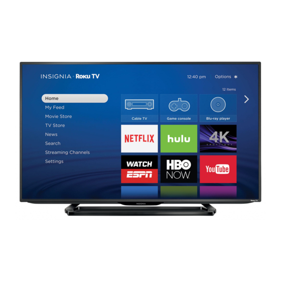 Insignia Roku TV Guia Del Usuario