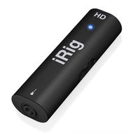 IK Multimedia iRig HD Manual Del Usuario