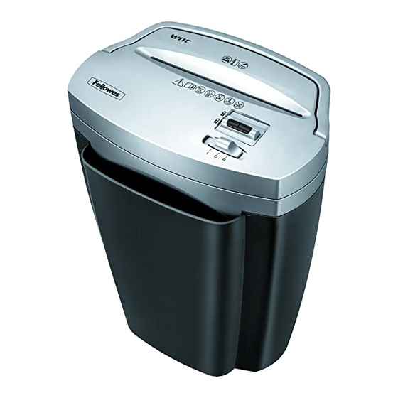 Fellowes POWERSHRED W11C Manual De Instrucciones