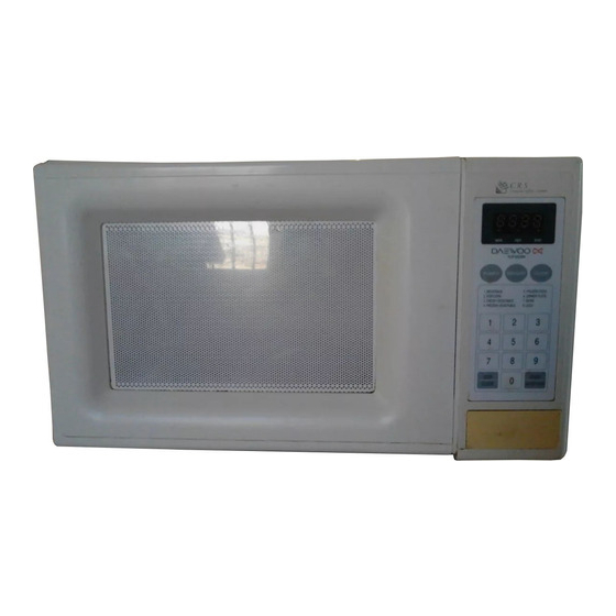 Daewoo KOR-63DBM Manual De Instrucciones