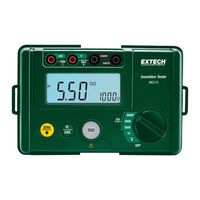 Extech Instruments MG310 Manual Del Usuario