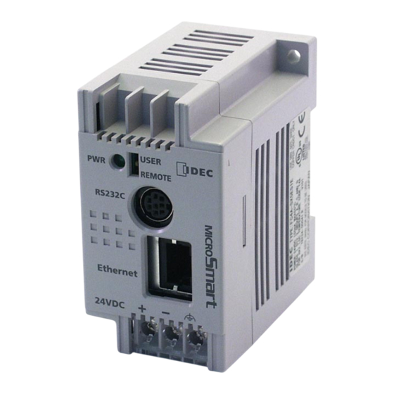 IDEC MICROSmart FC4A Serie Manual De Instrucciones